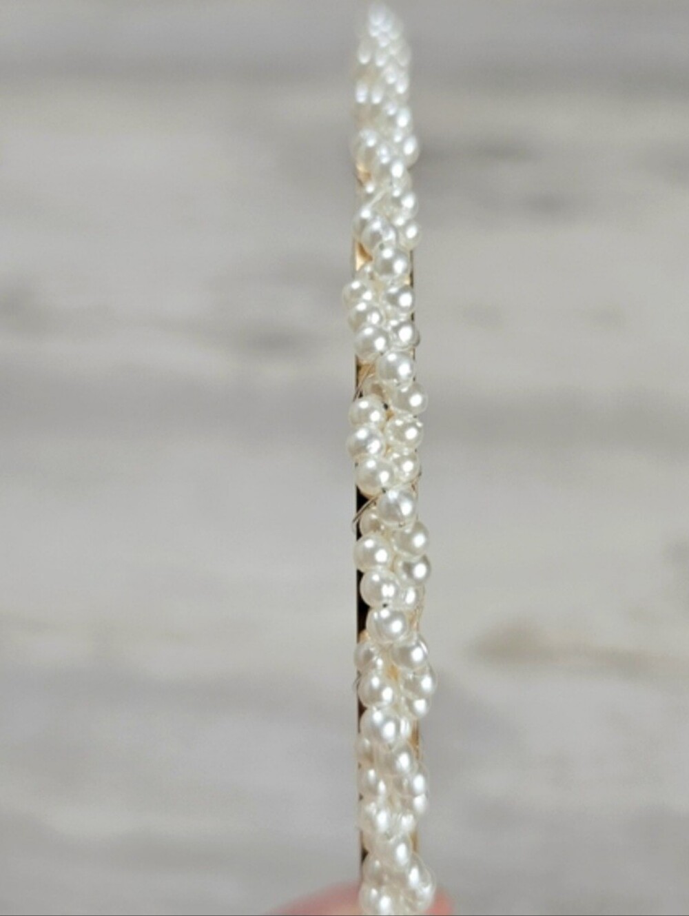 Coquette Dainty Twist Pearl Headband